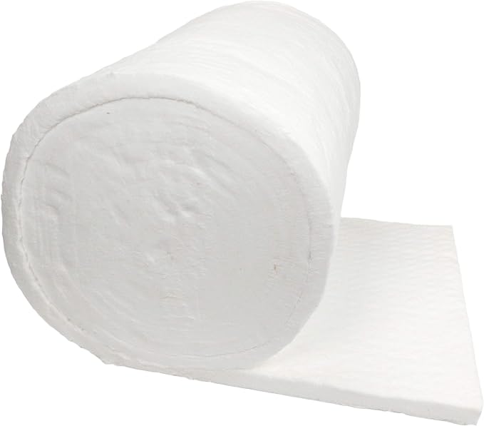 Lynn Manufacturing 1" Thick, CeraBlanket Insulation, Morgan Thermal Ceramics, 2400F Rated, 8 Lb. Density, 24" Wide, 25 Ft. Long, 8CB12