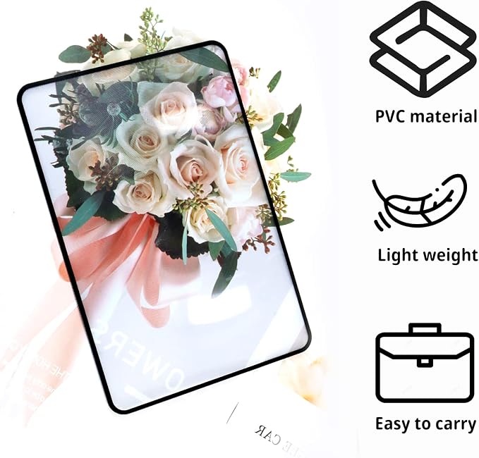 4Pcs Page Magnifying Sheet 3X Lightweight Optical Plastic Fresnel Lens Bookmark Flat Magnifier for the Elderly and People with Low Vision Reading Small Prints, Maps and Books