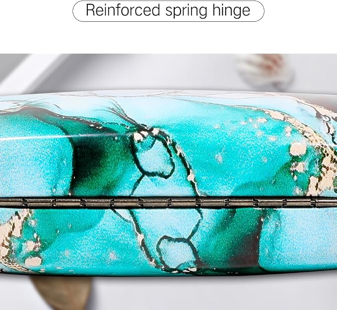 PERFECTSIGHT Hard Shell Eyeglasses Case, Kawaii Protective Glasses Case for Kids, Cute Eyeglass Case for Women Men Girls