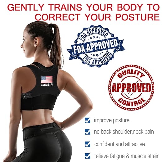 Posture Corrector Upper Back Brace Neck Shoulder Back Support Brace Pain Relief Belt for Women Men Braces Spine Straightener Breathable - pink