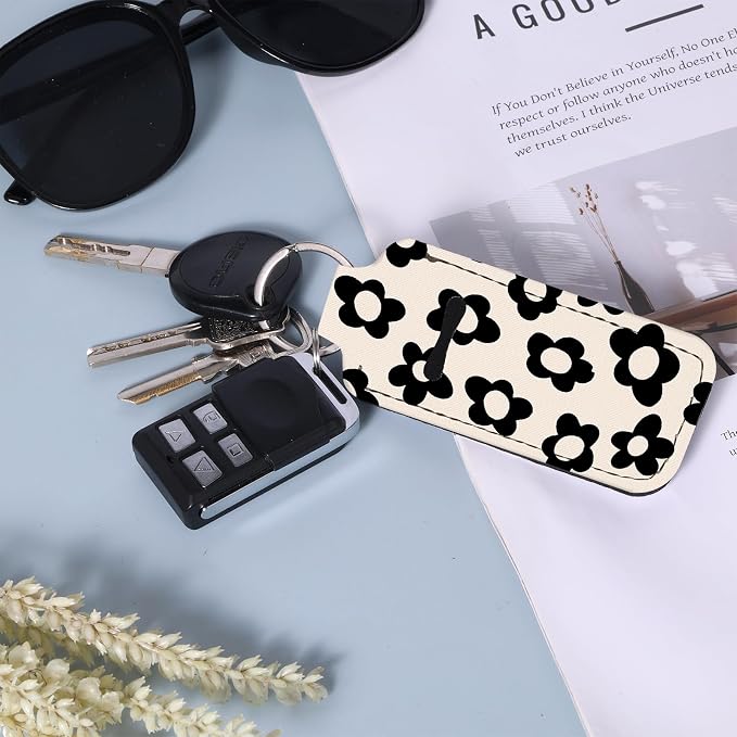 Chapstick Holder Keychain Lip Balm Holder with Clip