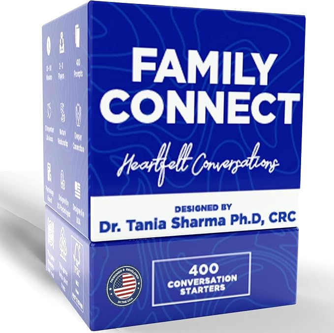 Life Sutra Family Connect – 400 Conversation Starter Cards, Conversation Card Game for Meaningful Conversations, Screen-Free Quality Time & Family Bonding