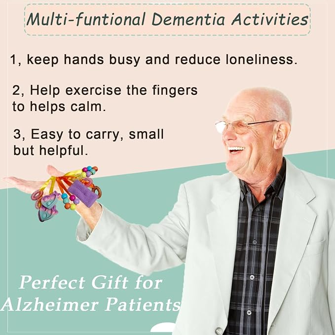 Sensory Aids for Alzheimer Patients Anxiety Relief Dementia Ring Dementia Fidget Rings