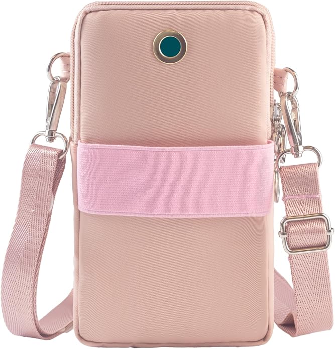 Small Crossbody Bag for Women - Mini Phone Purses with Crossbody Strap and Wallet - Nylon Arm Bag