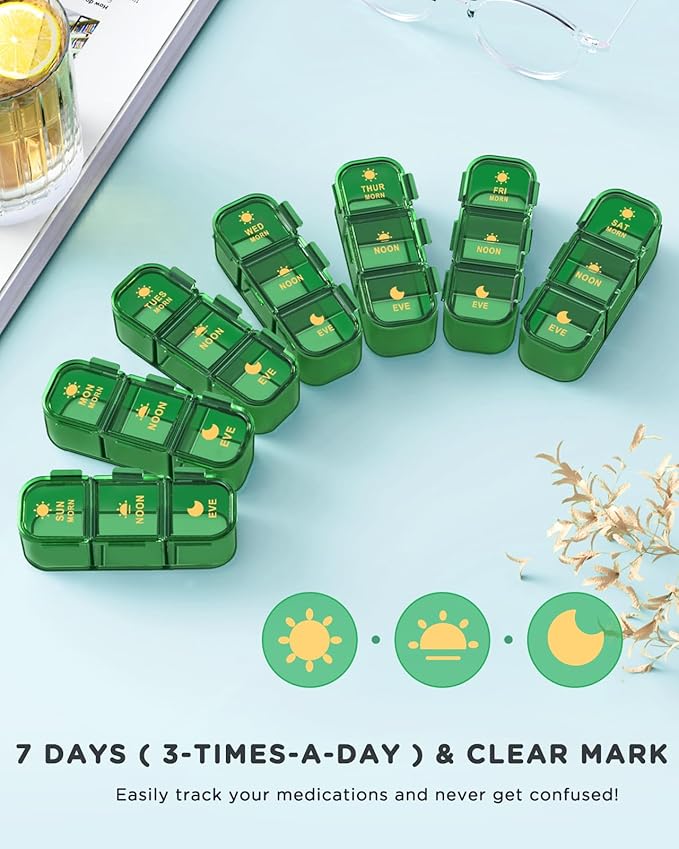 Pill Organizer 3 Times A Day