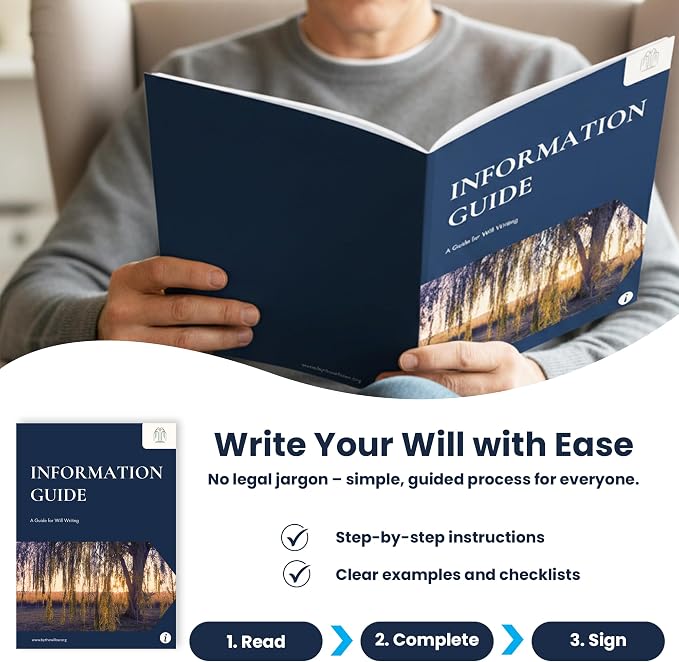 Estate Planning Kit with Digital Access – Last Will and Testament Kit, Living Will, Durable Power of Attorney & Medical Directive - Attorney Approved Forms, Valid in 50 States