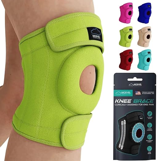 Modvel ELITE Knee Brace for Men & Women – Patella Gel Pads & Side Stabilizers for ACL, Meniscus Tear, Arthritis & Injury Recovery – Maximum Support for Running, Sports & Joint Pain Relief