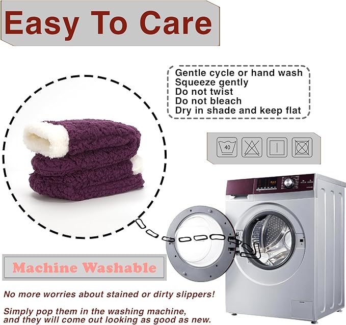 cosyone1997 Women's Fuzzy Slipper Socks with Non-slip Grippers, Cozy & Unique Gifts