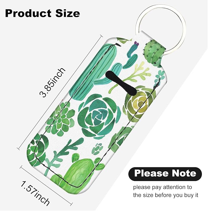 Chapstick Holder Keychain Lip Balm Holder with Clip