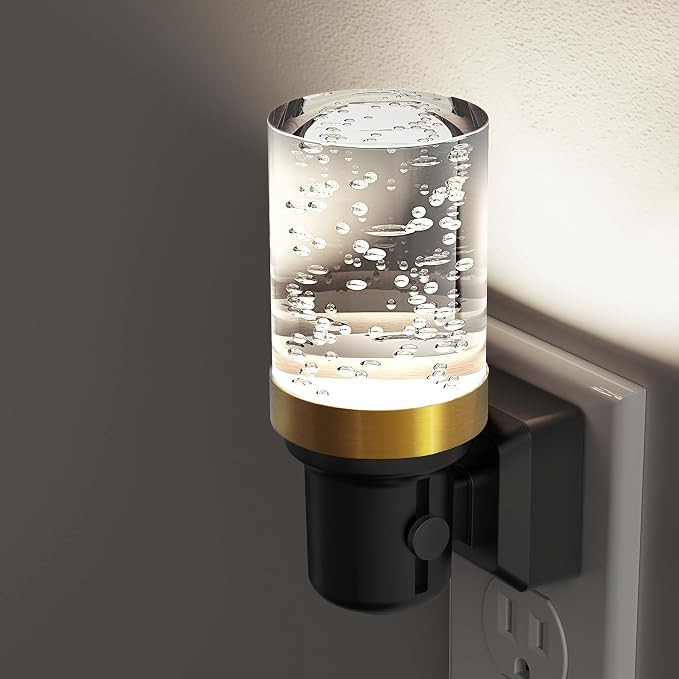 L LOHAS LED Night Light, Dimmable Night Lights Plug into Wall | Automatic Night Lights Plug in with Auto Light Sensor, Adjustable Brightness 5000K LED Night Light, for Bedroom Hallway Home