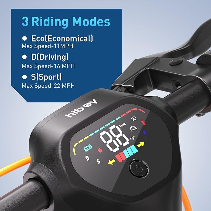 Hiboy S2R Plus/MAX Pro/U2 Pro Electric Scooter, 500W–810W Peak Motor, 19–22 MPH, 22–46.6 Miles Long Range, Foldable Commuter Electric Scooter for Adults