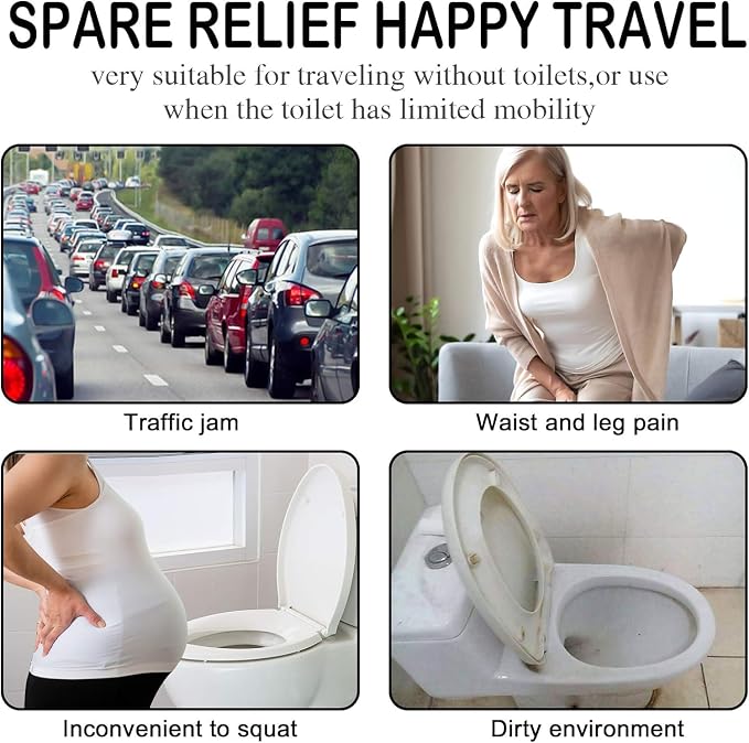 Female Urination Device, Reusable Female Urinal Silicone Women Pee Funnel | Women to Pee Standing Up, The Perfect Companion for Camping,Travel travel outdoor, folds compact, easy rinse