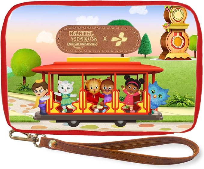 KeepGoing Daniel Tiger’s Travel First Aid Kit for Kids – 130 Pc. for Car, Home, Purse, Diaper Bag & Backpack with Latex-Free Bandages - Mini First Aid Kit Travel Size TSA-Approved
