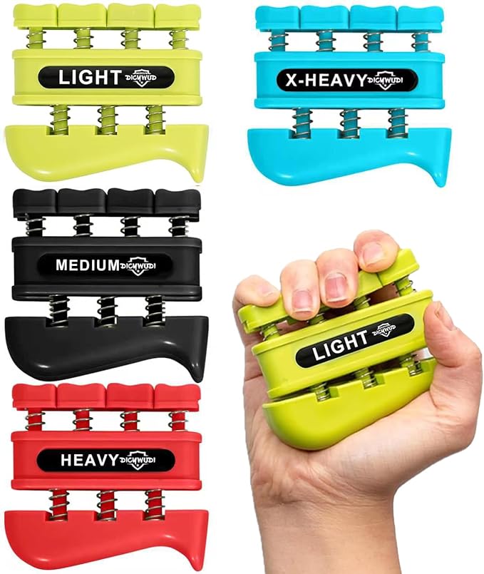DICYWUDI Grip Strength Trainer, Finger Strength Trainer for Grip Strength Training for Fingers, Wrists, and Hands for Home, Office, Gym, Climbing, Athletes, Musicians, and Therapy