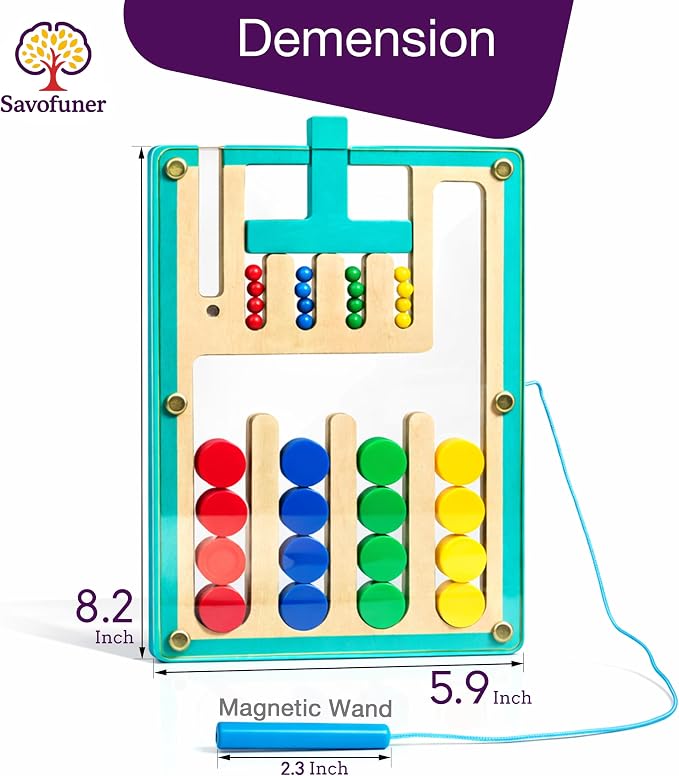 Alzheimers Products for Elderly, Dementia Fidget Toys for Seniors, Handhold Games Memory Care Activities for Parkinson Patients, Easy Cognitive Puzzle Magnetic Maze Matching Board Crafts Gadgets Gifts