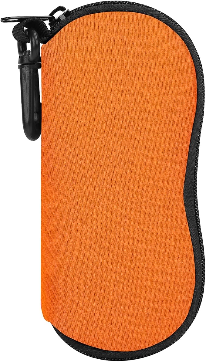 MoKo Sunglasses Soft Case Ultra Light Neoprene Zipper Eyeglass Case for Men Women