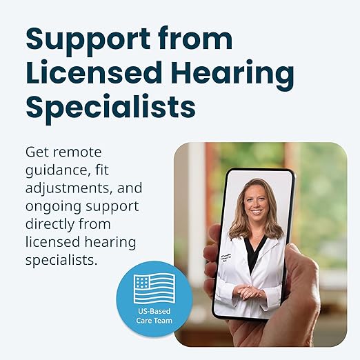 MDHearing NEO XS OTC In Ear Hearing Aids for Seniors with Noise Cancelling | Ultra Small, Nearly Invisible, Lightweight, Easy-to-Use, Long-Lasting Rechargeable Battery, Doctor-Designed