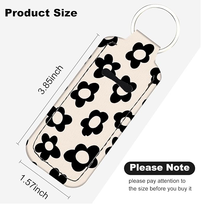 Chapstick Holder Keychain Lip Balm Holder with Clip