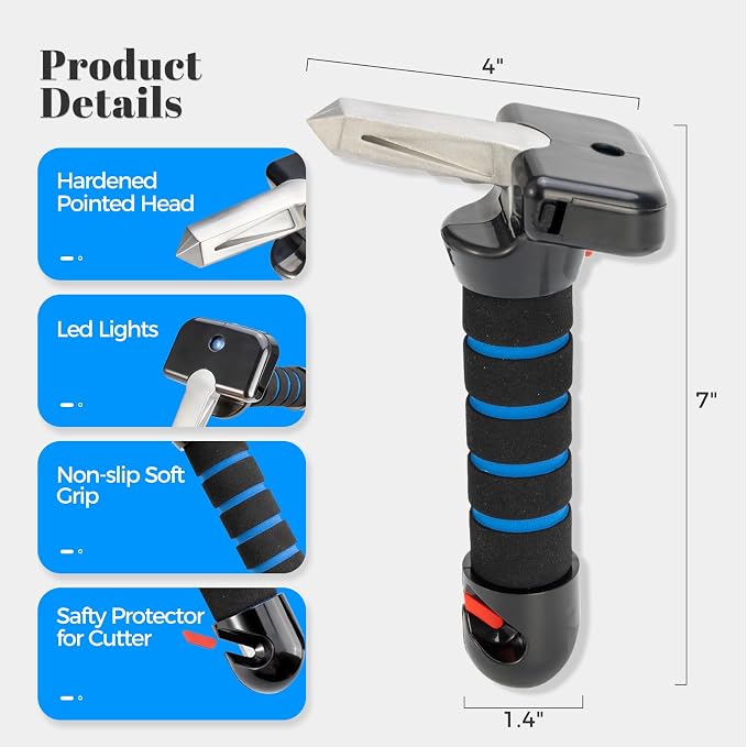 Car Door Handle for Elderly Mobility Car Handle Assist | Multifunction Automotive Grab Handles Car Cane for Seniors and Handicapped