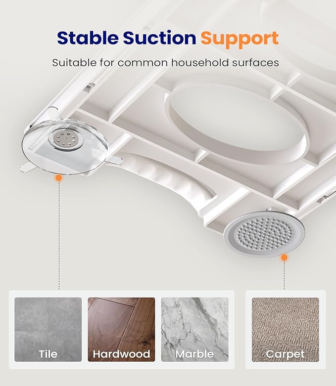 VOCIC Electric Chair Lift with 2 Types Suction Cups, Fall Assist Devices Lift You Up from Floor, Floor Lift Height Up to 20", Support Up to 300 LBS, No Assembly Required, AX08 (Blue)