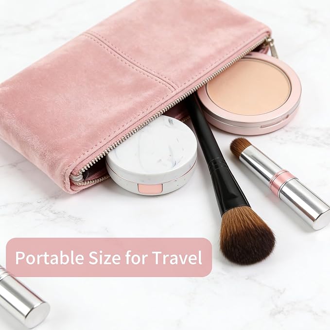 Contact Lens Case, 2 Pack Cute Portable Eye Contacts Travel Box with Mirror Colored Lenses Applicator Remover Tool Kit Solution Bottle for Daily Makeup Office Outdoor (Rose Gold Marble)