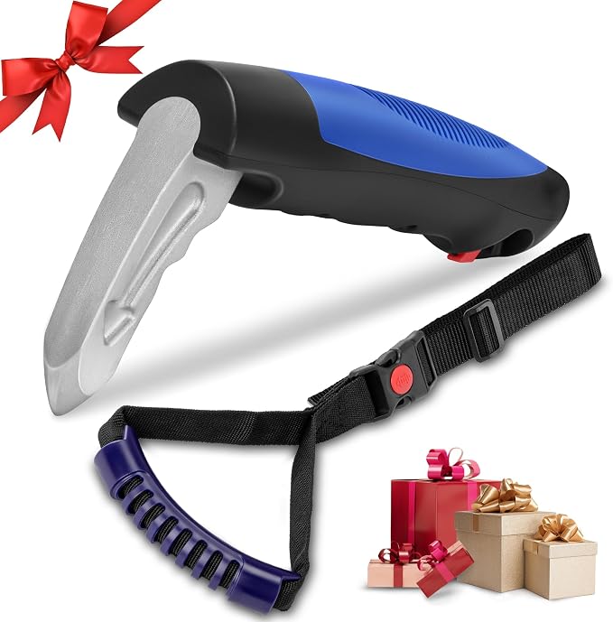 NINEMAX Car Door Assist Handle for Elderly & Handicap (1 pc with Strap) | Stable Support for Easy Vehicle Entry, Fits Most Cars, 3-in-1 Design, Lightweight & Portable, Non-Slip Grip, Tool-Free Setup