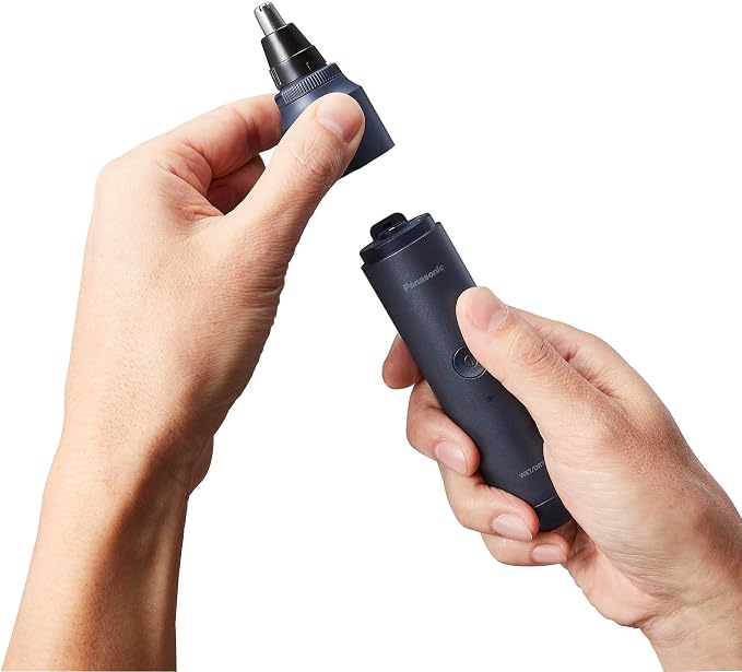 Panasonic MultiShape Rechargeable NiMH Battery Base - ER-CBN1 + Nose & Ear Hair Trimmer Attachment Head - ER-CNT1-A