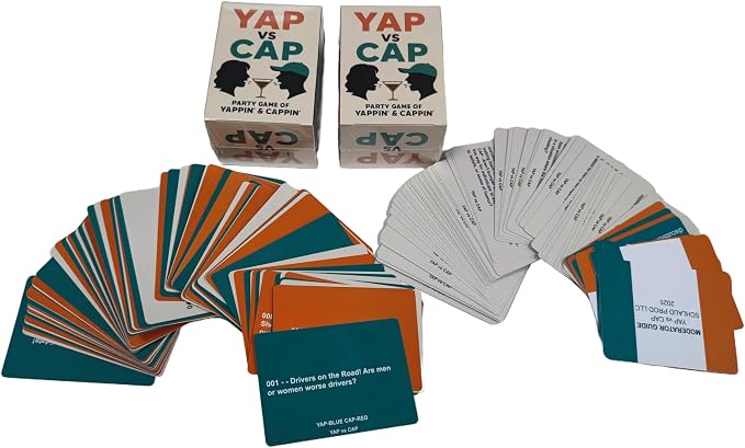 The Party Game of Yappin & Cappin - Fun Social Party Game for Gatherings with Bold Opinions and Wild Debates