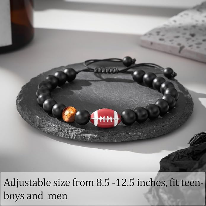 Baseball/Soccer/Basketball/Hockey/Golf/Football Bracelet Gifts for Boys Men