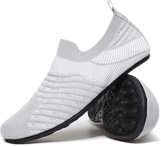 Adult Indoor House Slippers Socks Lightweight Non Slip Grip House Home Shoes for Women Men