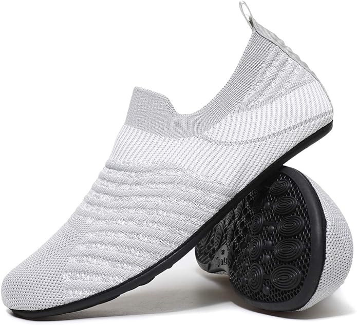 Adult Indoor House Slippers Socks Lightweight Non Slip Grip House Home Shoes for Women Men