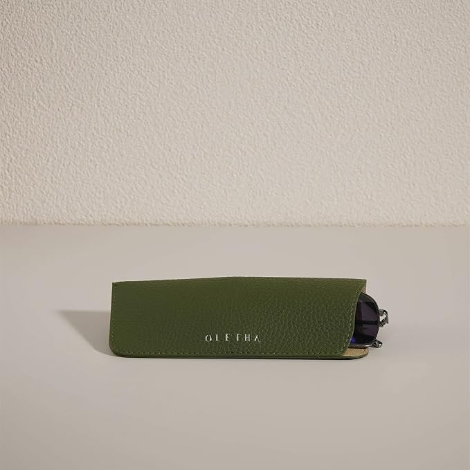 OLETHA Aesthetic Soft Glasses Case, Slip-in Design