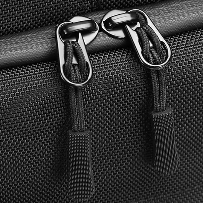 12 Pack Zipper Slider Replacement, 4Pack Metal + 8 Pack Nylon Zipper Pulls for Suitcase, Luggage, Backpack, Golf Bag, Jacket, Clothes, Boot Repair(Black)