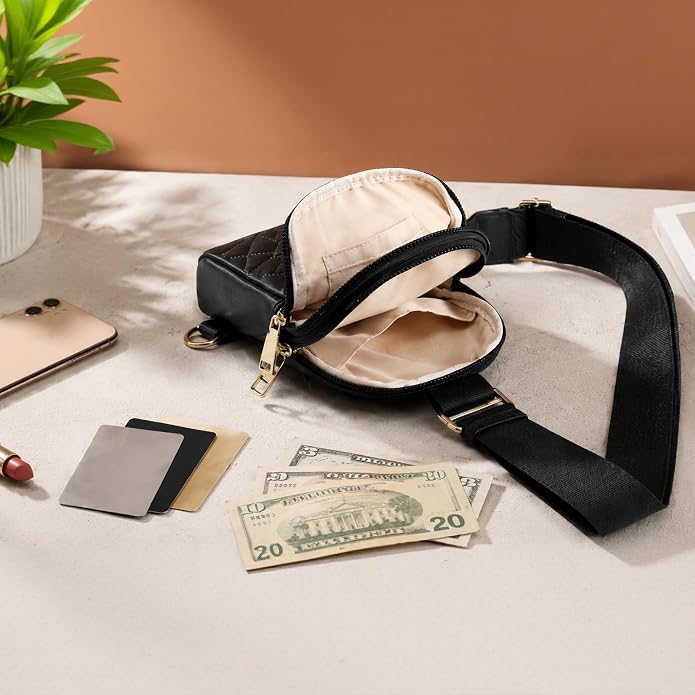 Lightweight Small Crossbody Sling Bag for Women | Mini Travel Purse,Multi-pocket with Card Slots,Durable Vegan Leather,Everyday Carry