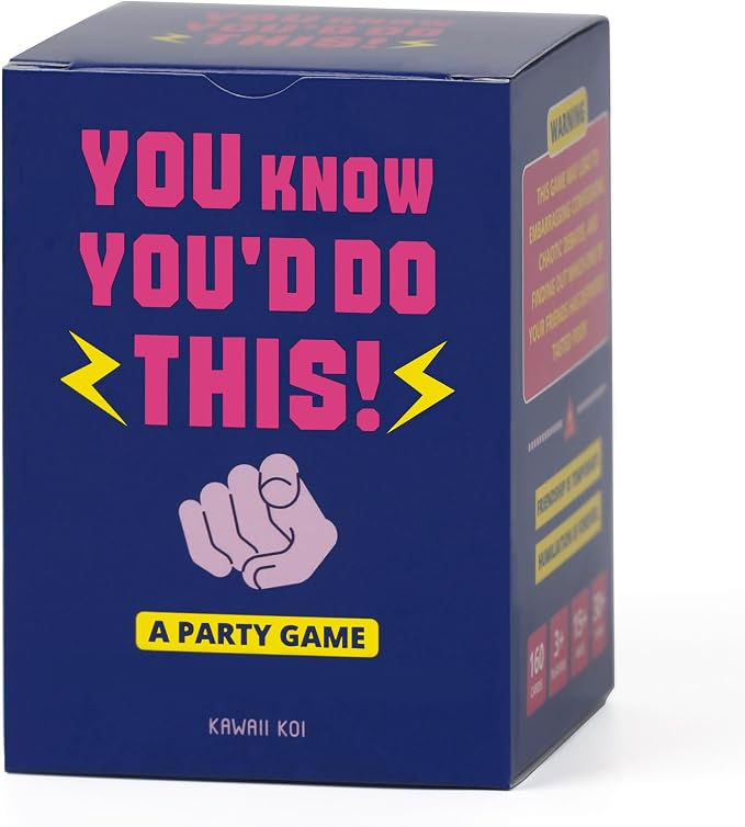 KAWAII KOI Hilarious Voting Party Card Game for Adults & Teens, Call Out Your Friends & Reveal Who They Really are, Perfect for Game Night & Parties - You Know You’D DO This!