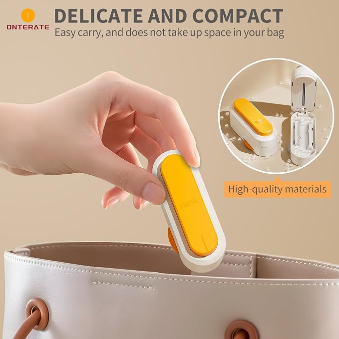 ONTERATE Pill Cutter Splitter for Small & Large Pills, Adjustable Pill Splitter with Safety Guard Hidden Sharp Stainless Steel Blade, Portable Tablets Cutter Cutting Tablets in Half at a Time (Grey)