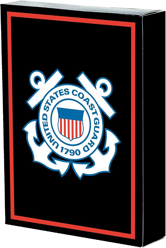Military Gift Shop Coast Guard Playing Cards - Professional Quality USCG Deck of Cards - Coast Guard Gifts | Coast Guard Playing Cards