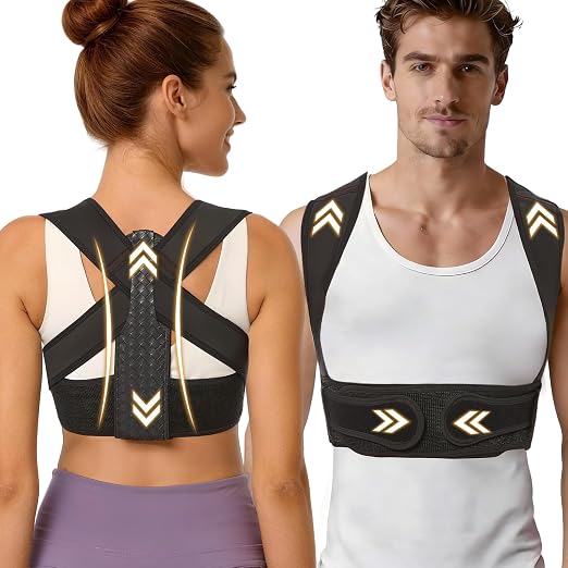 WNIEYO Posture Corrector for Women and Men Back Brace for Women Back Straightener for Effective Lower Back Pain Relief, Scoliosis, and Better Posture Support(S/M)