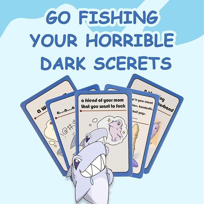 Horrible Go Fish Card Game for Grown Up You've Always Wanted, 2+ Players, 104 Cards, 10+ Minutes, 26 Pairs, Card Games for Grown Ups Party Fun (Go Fish Card Game 1 Pack)