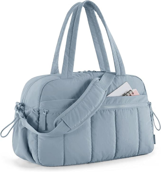 BAGSMART Gym Bag for Women, Duffle Bag for Travel with Wet Pocket, Lightweight Carry on Weekender Duffel, Water Resistant