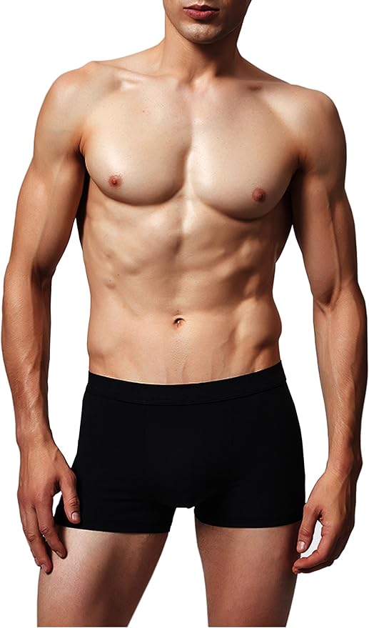 AIRCUTE Washable Urinary Incontinence Underwear for Men, Instant Absorbency, Bladder Leaks Protection Boxer Briefs(60ML) (Large)
