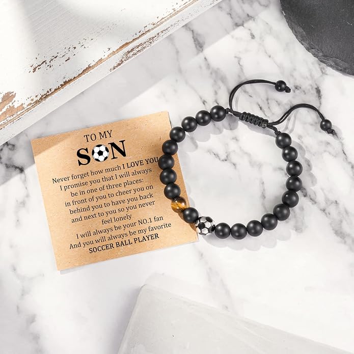 Baseball/Soccer/Basketball/Hockey/Golf/Football Bracelet Gifts for Boys Men