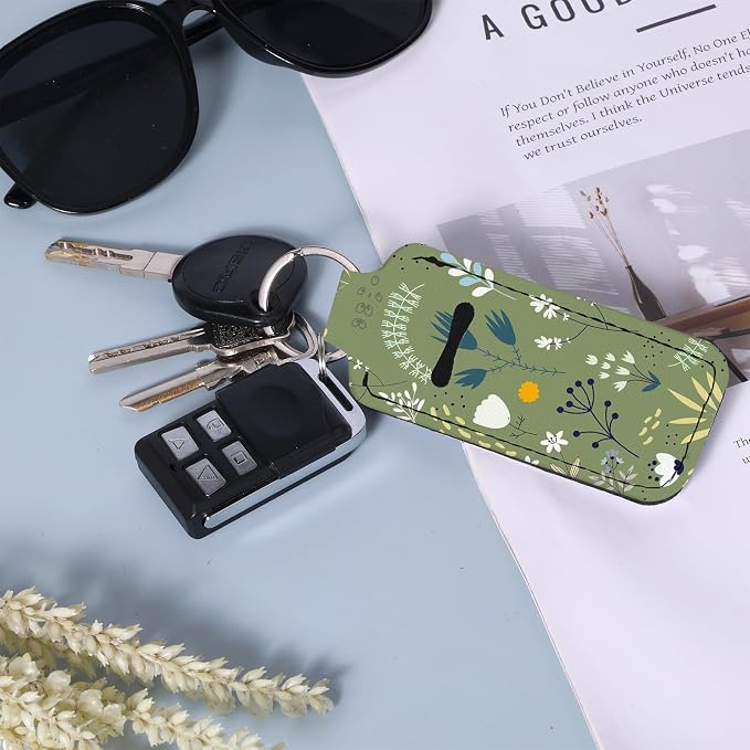 Chapstick Holder Keychain Lip Balm Holder with Clip