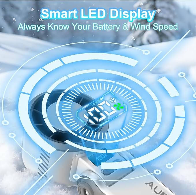 Portable Handheld Turbo Fan - [With Ice Cooling] 100 Speed Mini Personal Fan with Strong Airflow,Foldable 3 in 1 Rechargeable Hand Fans for Travel/Outdoor/Camping/Home/Office, White