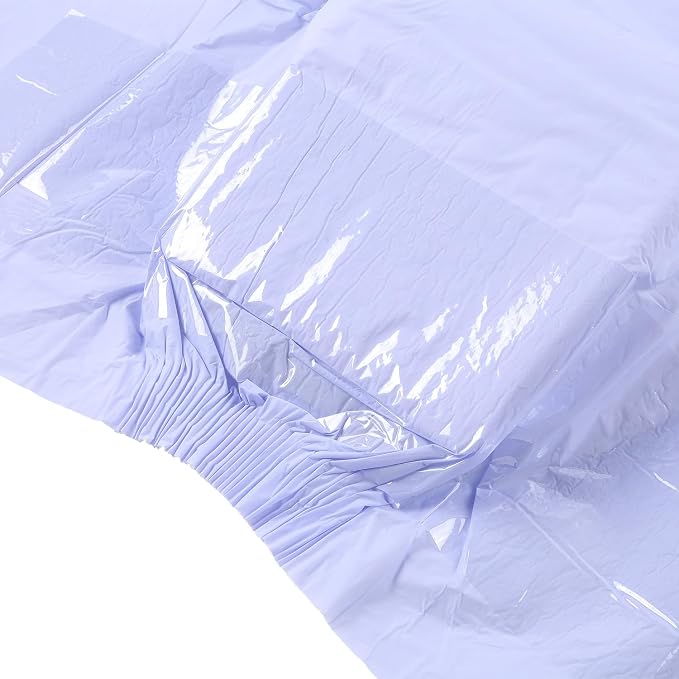 CutiePlusU Disposable Diaper 10 Pieces Protective Underwear Absorbent Briefs Dry Surface- Purple (Large 37"-47")