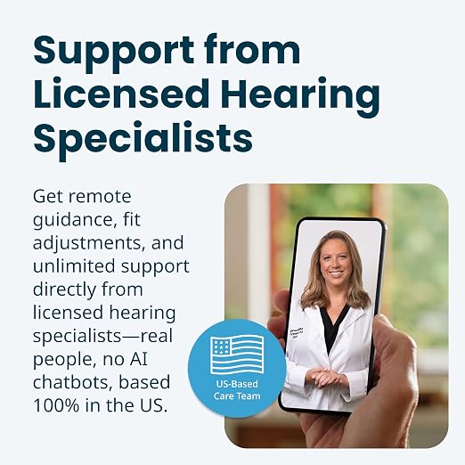 MDHearing VOLT 4 OTC Hearing Aids for Seniors – Behind-the-Ear Hearing Aids | Portable Charging Case, Advanced Noise Cancelling, Fits Comfortably with Glasses, Doctor-Designed, Digital Hearing Aids