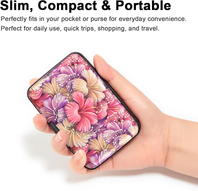 Credit Card Holder Small RFID Blocking Wallet Business Metal Slim Mini Aluminum Hard Case for Women Men