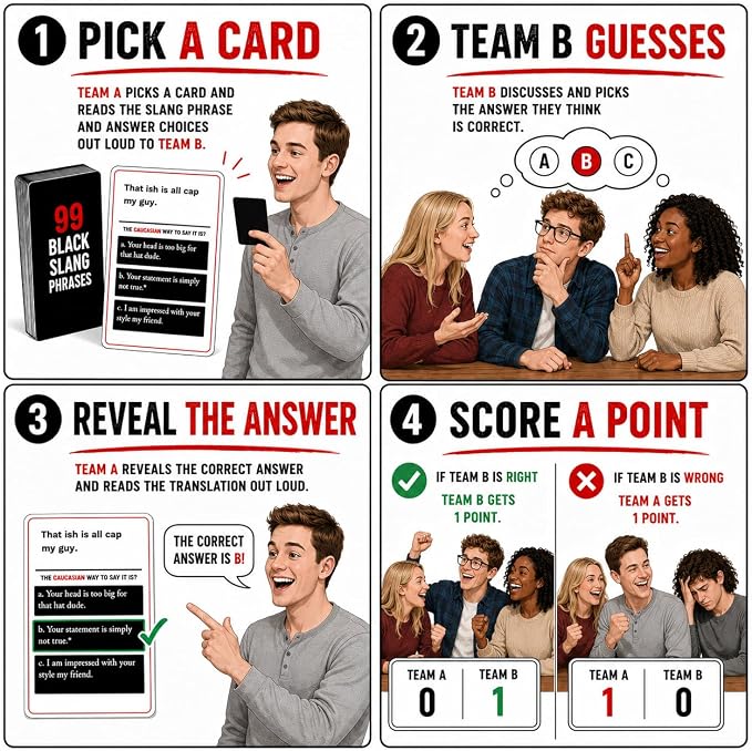 99 Black Slang Phrases – A Funny Card Game that Helps You Learn the Slang Everyone Else Already Knows