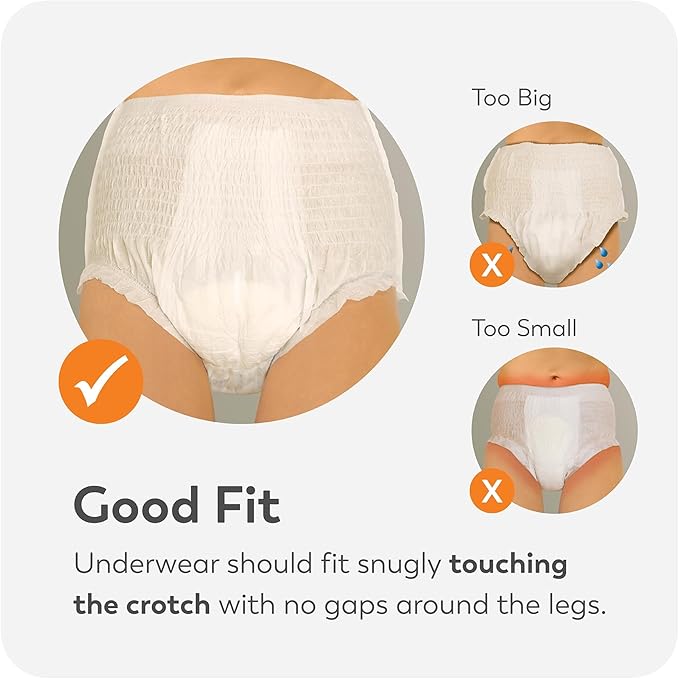 Tranquility Premium OverNight Disposable Absorbent Underwear (80 Count) - S, 22-36 in. Waist - Maximum Absorbency, All-Night Sleep, Breathable Comfort, 80 Adult Diapers