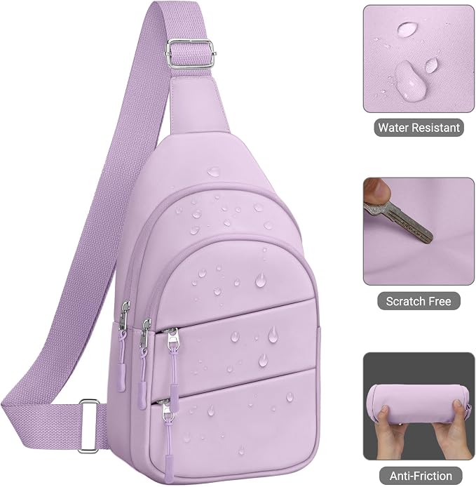 Tuwubi Crossbody Bags for Women, Sling Bag for Men | Small Hiking Backpack Shoulder Bag Lightweight for Outdoors Travel